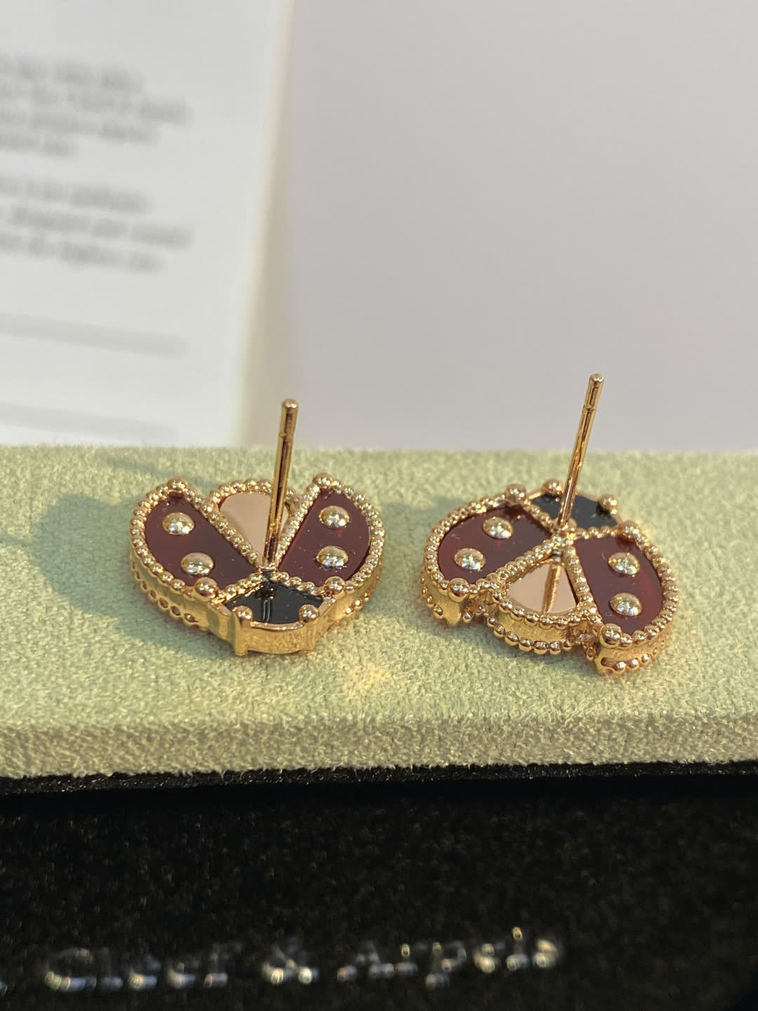 Van Cleef & Arpels Ladybug Earrings